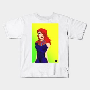 Highlight [ FEMALE Pen Drawing/ Illustration] Kids T-Shirt